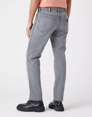 WRANGLER TEXAS SLIM MĘSKIE SPODNIE JEANSOWE JEANSY GOLDEN GREY W12S3039H 112145786