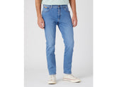 Wrangler Texas Slim Męskie Spodnie Jeansowe Off Shore W12SJXZ83 112330700