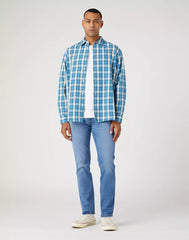 Wrangler Texas Slim Męskie Spodnie Jeansowe On Point W12SCSZ84 112330699