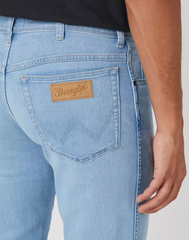 Wrangler Texas Slim Męskie Spodnie Jeansowe Spot Lite W12SXPZ87 112330698