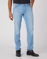 Wrangler Texas Slim Męskie Spodnie Jeansowe Spot Lite W12SXPZ87 112330698