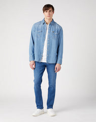 Spodnie Jeansowe Męskie Wrangler Texas Slim Pisces W12SLD369