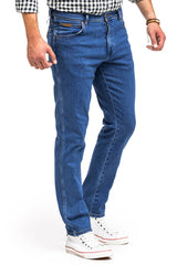 Spodnie Męskie Jeansowe Wrangler Texas Slim The Stone Ride W12SYI39U 112145803