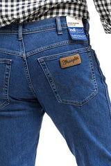 Spodnie Męskie Jeansowe Wrangler Texas Slim The Stone Ride W12SYI39U 112145803