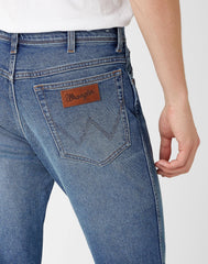 WRANGLER TEXAS TAPER MĘSKIE SPODNIE JEANSOWE BLUE CHILL W12TU898T 112141168
