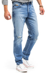 Męskie Spodnie Jeansowe Wrangler Texas Taper Okie W12T7328O 112320077