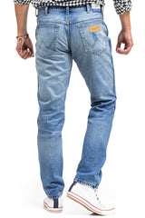 Męskie Spodnie Jeansowe Wrangler Texas Taper Okie W12T7328O 112320077