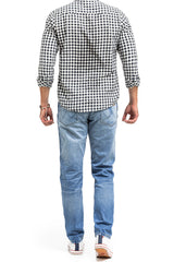 Męskie Spodnie Jeansowe Wrangler Texas Taper Okie W12T7328O 112320077