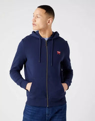 Bluza Męska Wrangler Zip Thru Hoodie Kaptur Logo 112320253