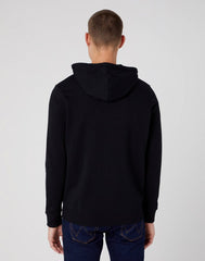 Męska Bluza Logo Wrangler Zip Thru Hoodie W664HA100 112320252