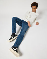 Męskie Spodnie Wrangler River Misty Blue 112356840 W17T008814