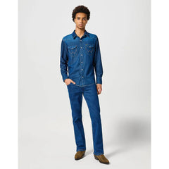 Męskie Spodnie Jeansowe Wrangler Horizon Soft Fade 112356833