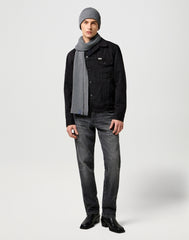 Zestaw Czapka I Szalik Zimowa Wrangler Scarf Beanie Set Mid Grey Mel 112372423