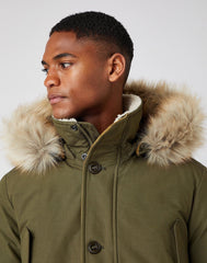 ZIMOWA KURTKA WRANGLER PARKA JACKET IVY GREEN W4D0WXXIX 112141353