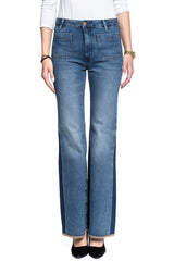 JEANSY DAMSKIE DZWONY WRANGLER RETRO FLARE BURNING GIRL W240GF11X