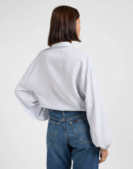 Damska Koszula Lee Blouse With Tie Front Concrete Pinstripe 112363504