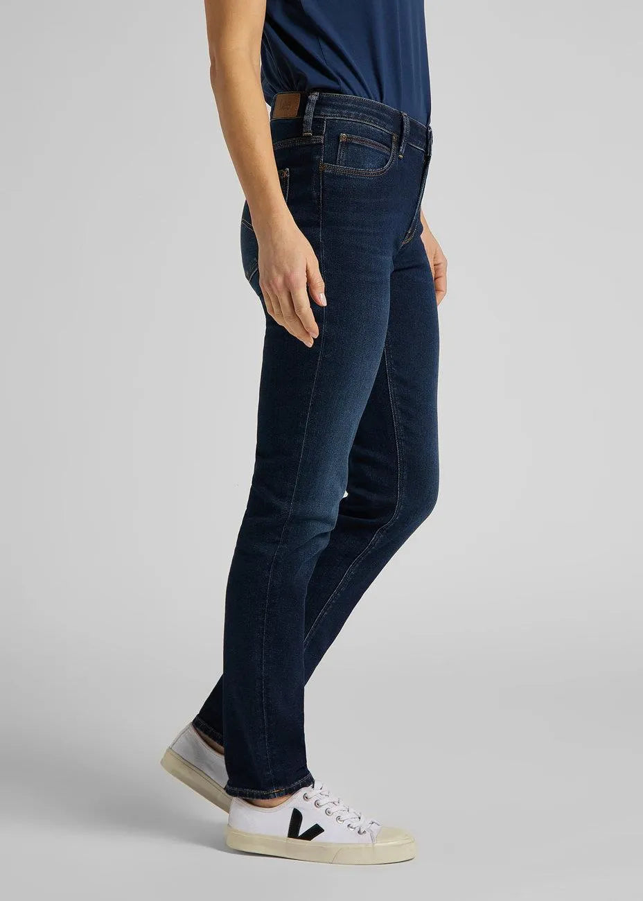 Damskie Spodnie Jeansowe Lee Elly Dark Rook L305NOXE 112106131