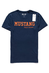 MUSTANG T SHIRT Logo Tee DRESS BLUES 1007531 5334