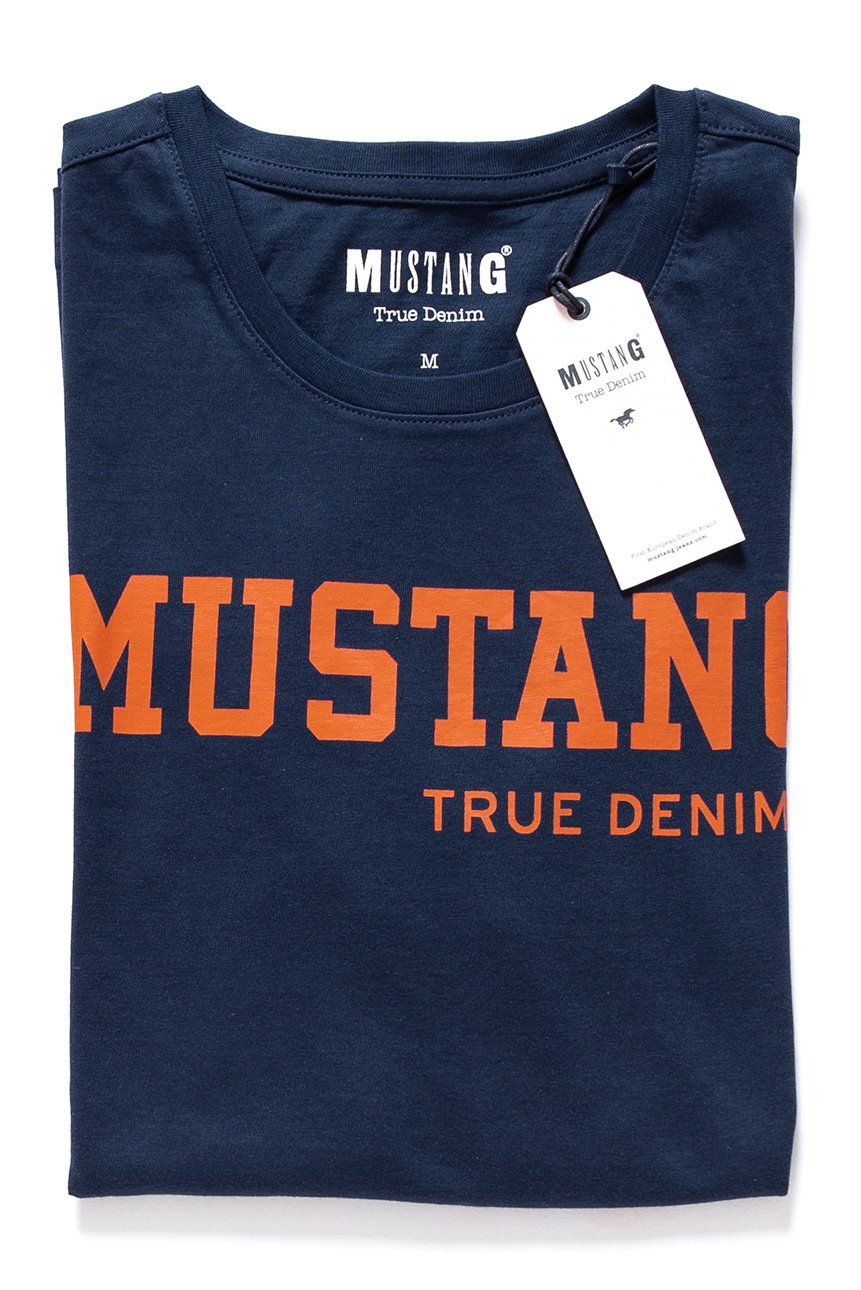 MUSTANG T SHIRT Logo Tee DRESS BLUES 1007531 5334