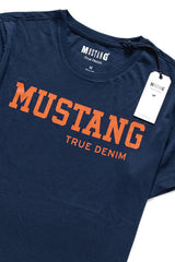 MUSTANG T SHIRT Logo Tee DRESS BLUES 1007531 5334