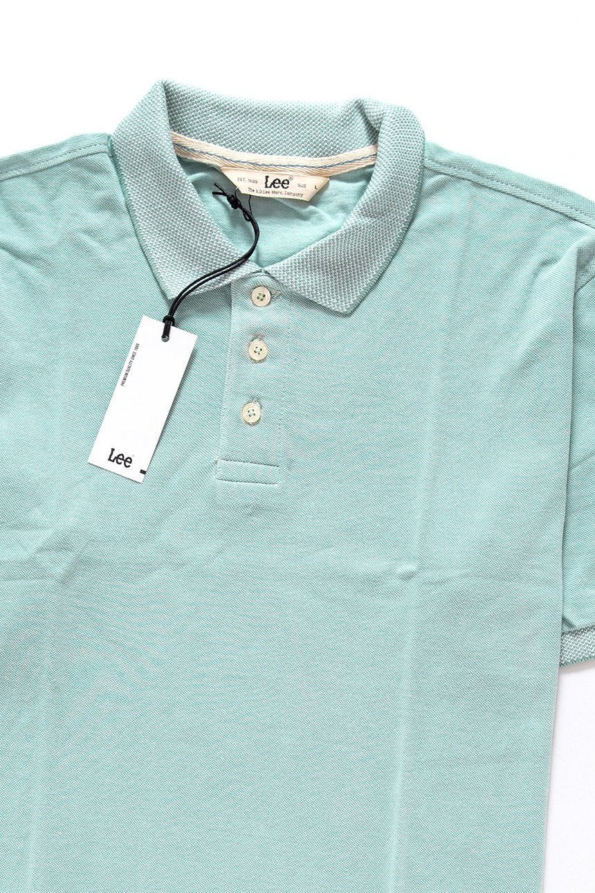 LEE PIQUE POLO AQUA L60TPYSB