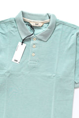 LEE PIQUE POLO AQUA L60TPYSB