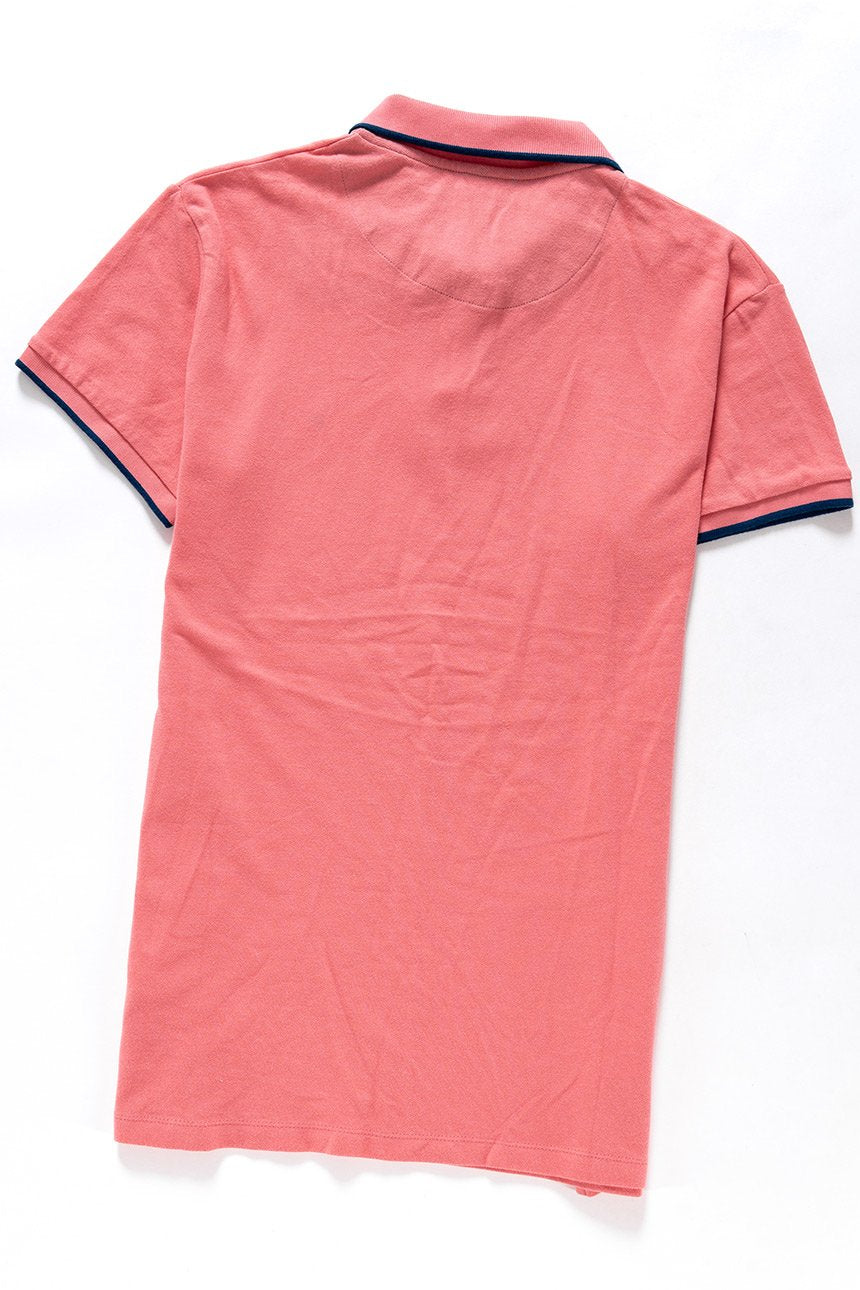 WRANGLER S/S PIQUE POLO TEA ROSE W7862KWPQ