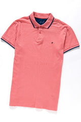 WRANGLER S/S PIQUE POLO TEA ROSE W7862KWPQ