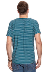 WRANGLER T SHIRT S/S 1PKT V T BLUE CORAL W7889GQ5X