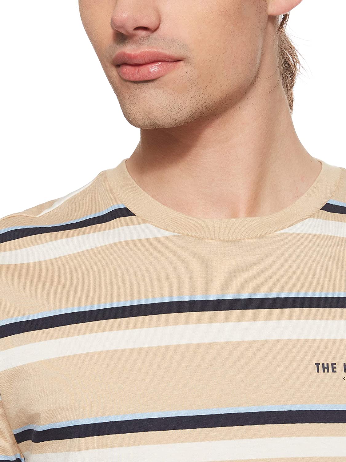 LEE STRIPES MĘSKI T-SHIRT KOSZULKA Z KRÓTKIM RĘKAWEM DUST BEIGE L63BJELP
