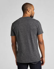 LEE ULTIMATE POCKET MĘSKI T-SHIRT KOSZULKA  DARK GREY MELE L66JWT06