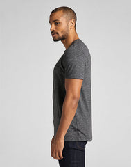 LEE ULTIMATE POCKET MĘSKI T-SHIRT KOSZULKA  DARK GREY MELE L66JWT06