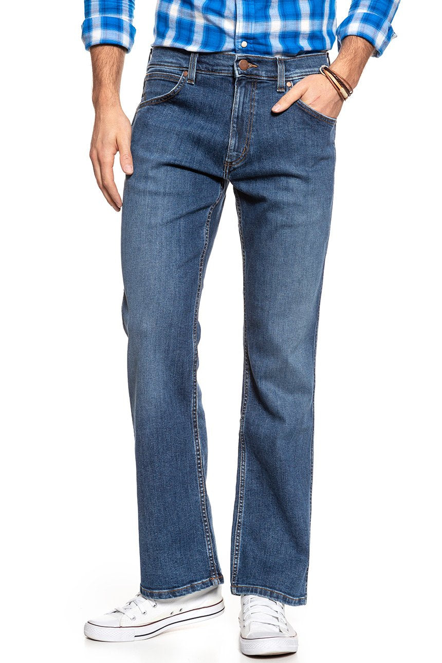WRANGLER SPODNIE MĘSKIE JACKSVILLE GREEN HAZE W15B21219
