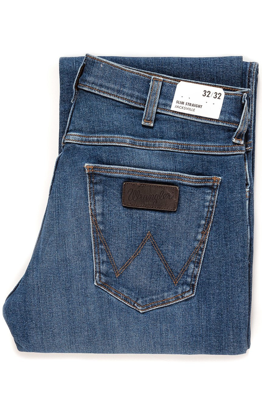 WRANGLER SPODNIE MĘSKIE JACKSVILLE GREEN HAZE W15B21219