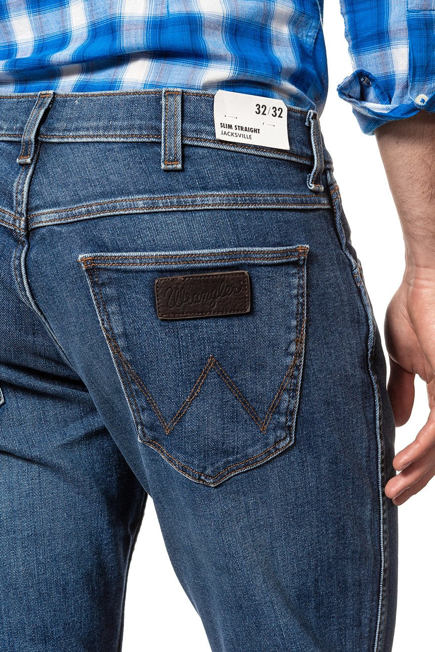 WRANGLER SPODNIE MĘSKIE JACKSVILLE GREEN HAZE W15B21219