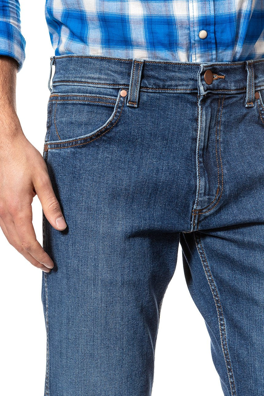 WRANGLER SPODNIE MĘSKIE JACKSVILLE GREEN HAZE W15B21219