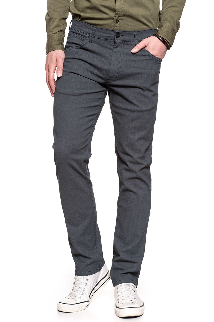 WRANGLER SPODNIE MĘSKIE GREENSBORO NAVY GREY W15Q12134