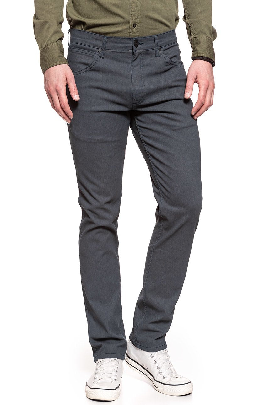 WRANGLER SPODNIE MĘSKIE GREENSBORO NAVY GREY W15Q12134