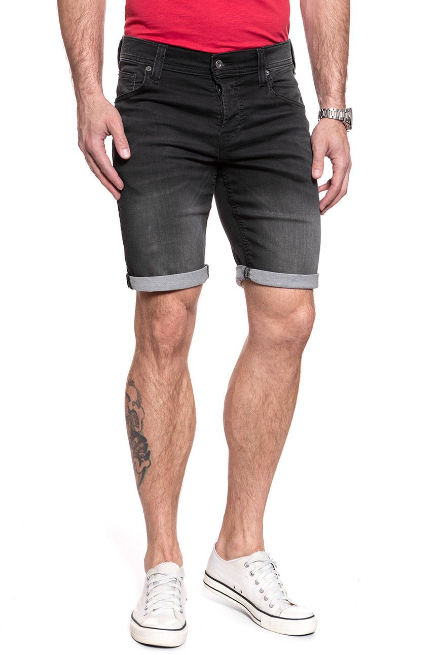 SPODENKI MUSTANG Chicago Short DENIM BLACK 1007766 4000 881