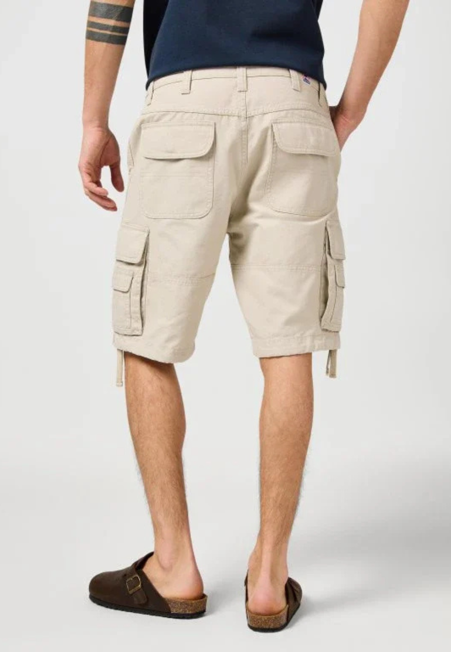 Męskie Spodenki Wrangler CJ Cargo Shorts Pelican 112362551
