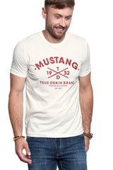 MUSTANG T SHIRT Alex C Print CLOUD DANCER 1008546 2020