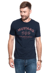 MUSTANG T SHIRT Alex C Print DARK SAPPHIRE 1008546 4136