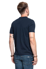 MUSTANG T SHIRT Alex C Print DARK SAPPHIRE 1008546 4136