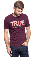 MUSTANG T SHIRT Alex C Print WINETASTING 1008702 8355