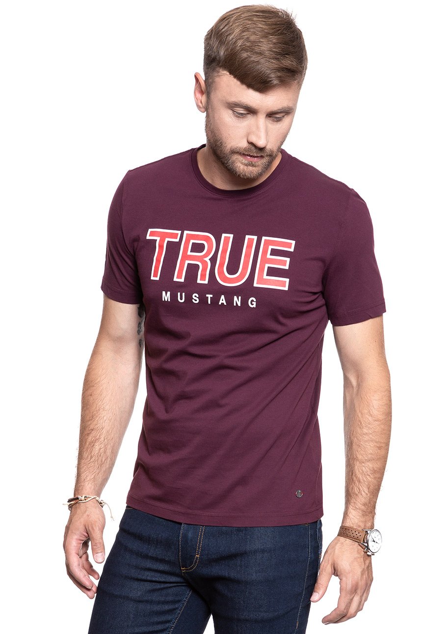 MUSTANG T SHIRT Alex C Print WINETASTING 1008702 8355