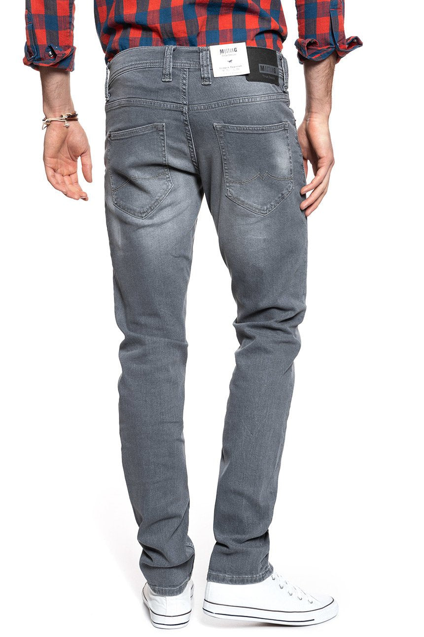 SPODNIE MĘSKIE MUSTANG Oregon Tapered DENIM GREY 1009375 4500 313