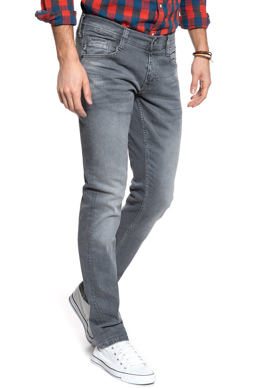 SPODNIE MĘSKIE MUSTANG Oregon Tapered DENIM GREY 1009375 4500 313