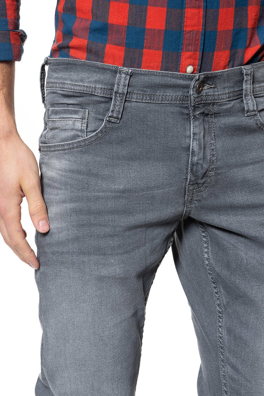 SPODNIE MĘSKIE MUSTANG Oregon Tapered DENIM GREY 1009375 4500 313