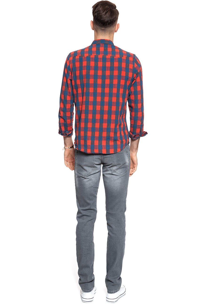 SPODNIE MĘSKIE MUSTANG Oregon Tapered DENIM GREY 1009375 4500 313