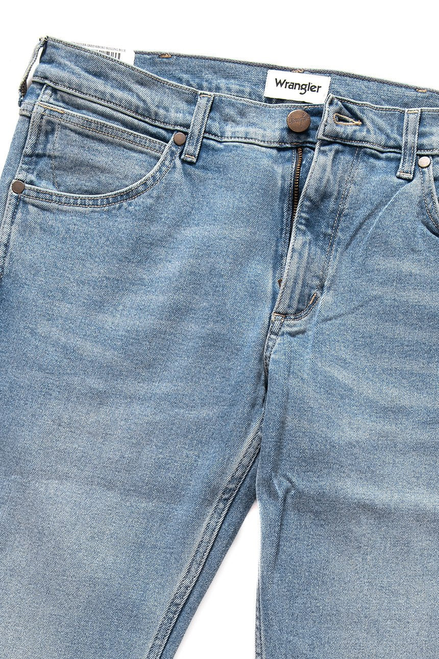 WRANGLER SPODNIE MĘSKIE GREENSBORO ROLLING BLUE W15QKP34G